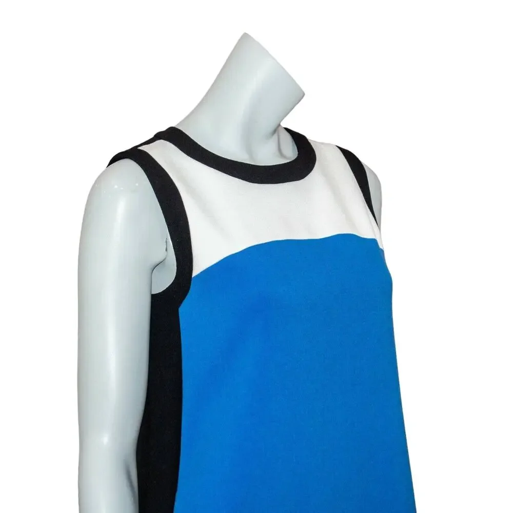 KATE SPADE Maysie Color-block Shift Dress MOD Blue Black Size 4